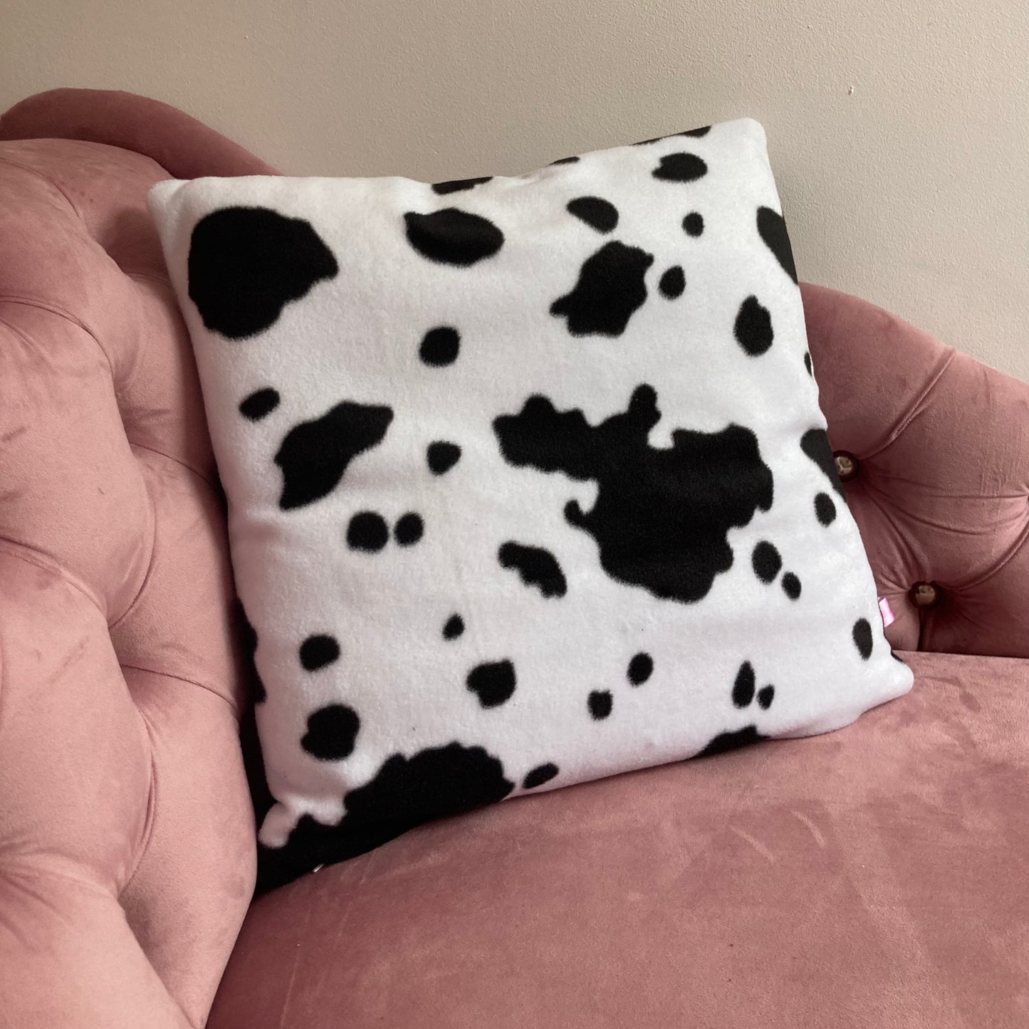 Cow Print Polar Feece Pillow