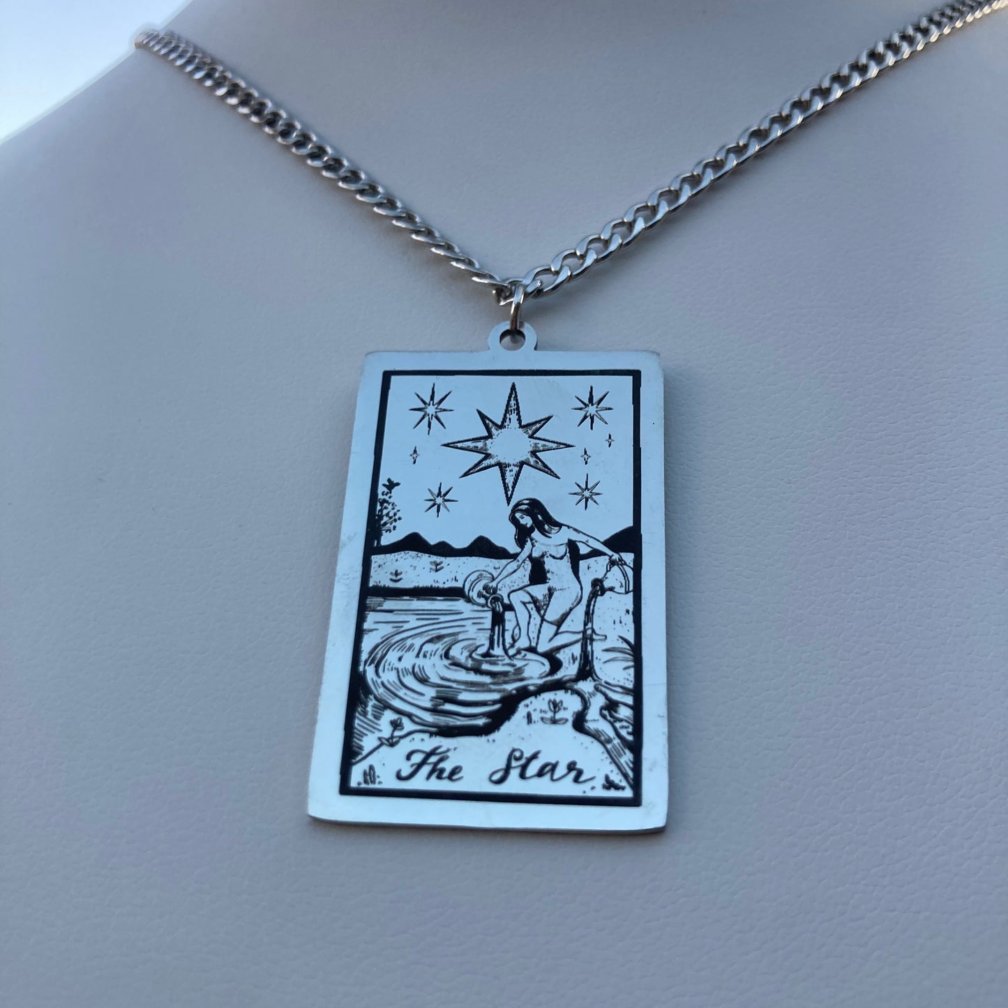 The Star Tarot Card Necklace