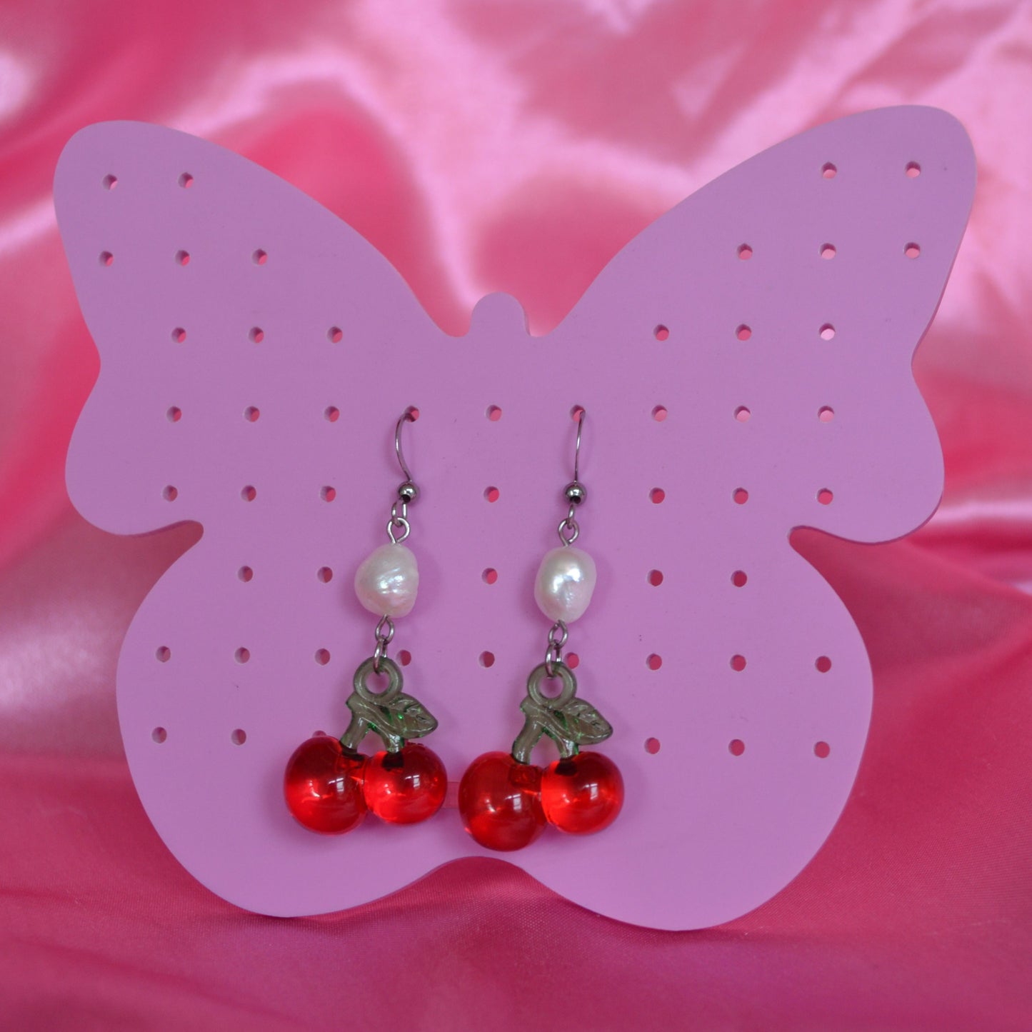 Cherry Freshwater Pearl Earrings