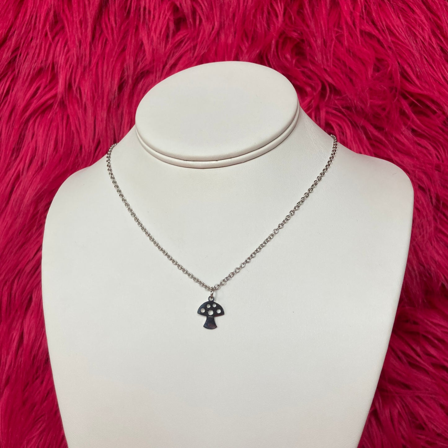 Mushroom Charm Necklace
