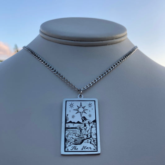 The Star Tarot Card Necklace