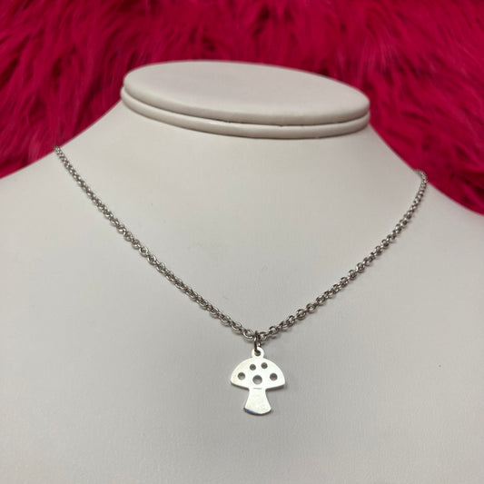 Mushroom Charm Necklace