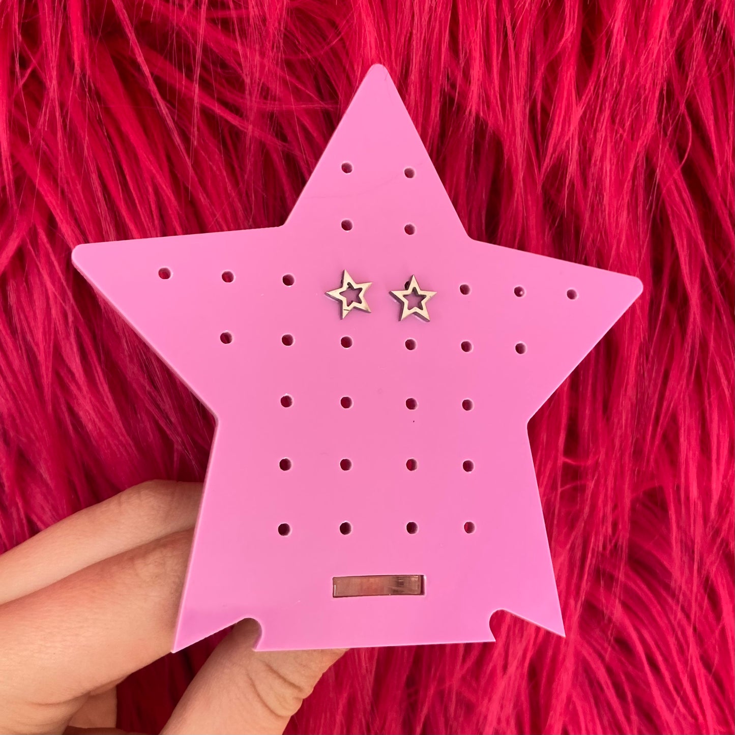 Cutout Star Studs