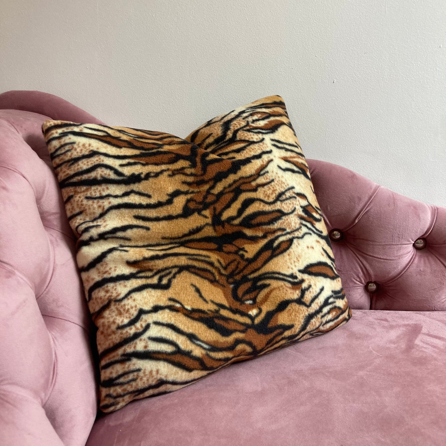 Tiger Print Polar Feece Pillow
